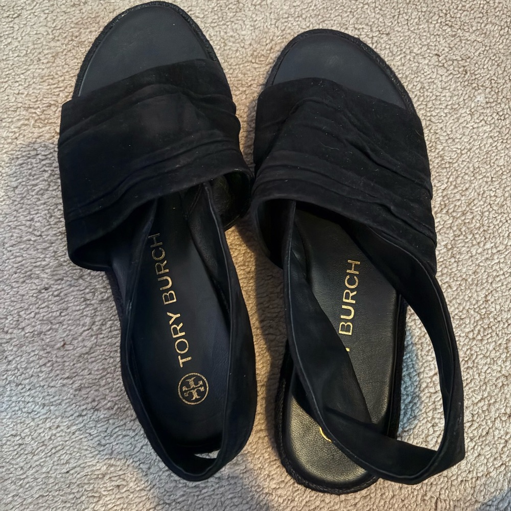 Tory Burch Black Sandals size 8